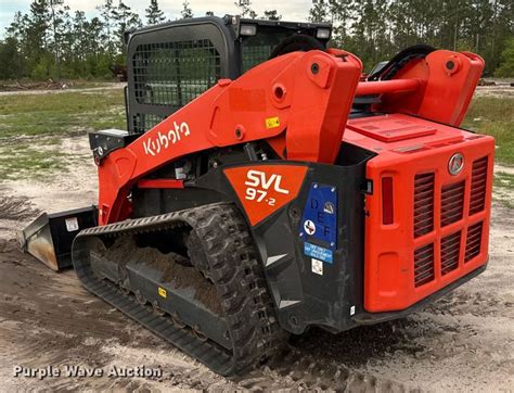 purple wave skid steer|kubota svl97 for sale.